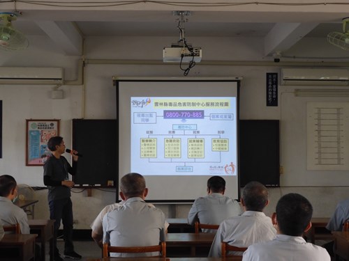 雲林縣政府衛生局個案管理員蘇○文實施毒品危害防治宣導