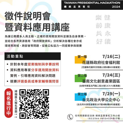 徵件說明宣傳海報
